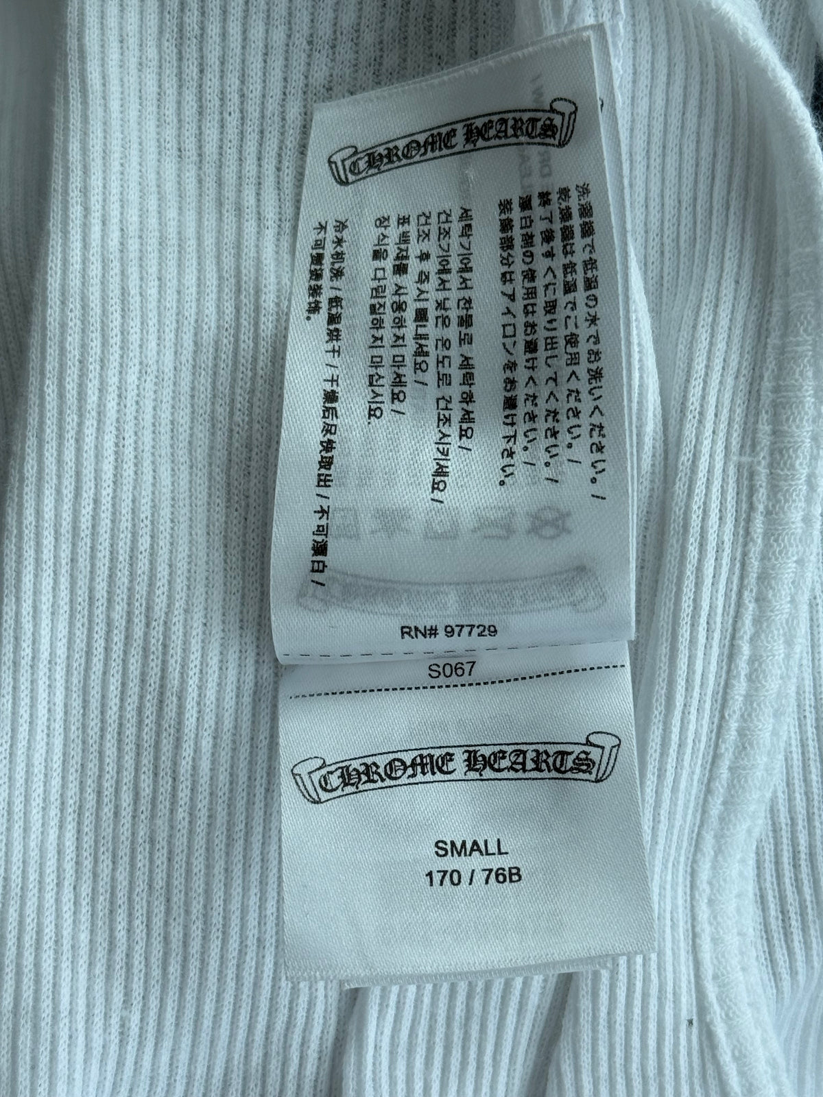 Chrome Hearts White & Pink T-Bar Logo Tank Top