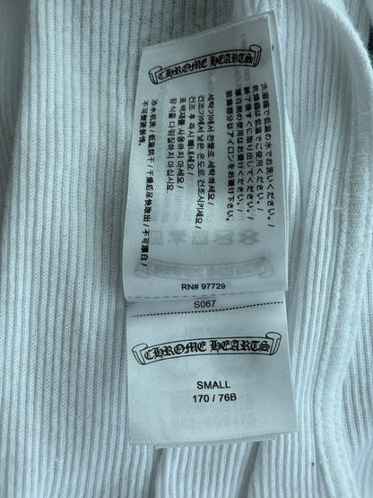 Chrome Hearts White & Pink T-Bar Logo Tank Top
