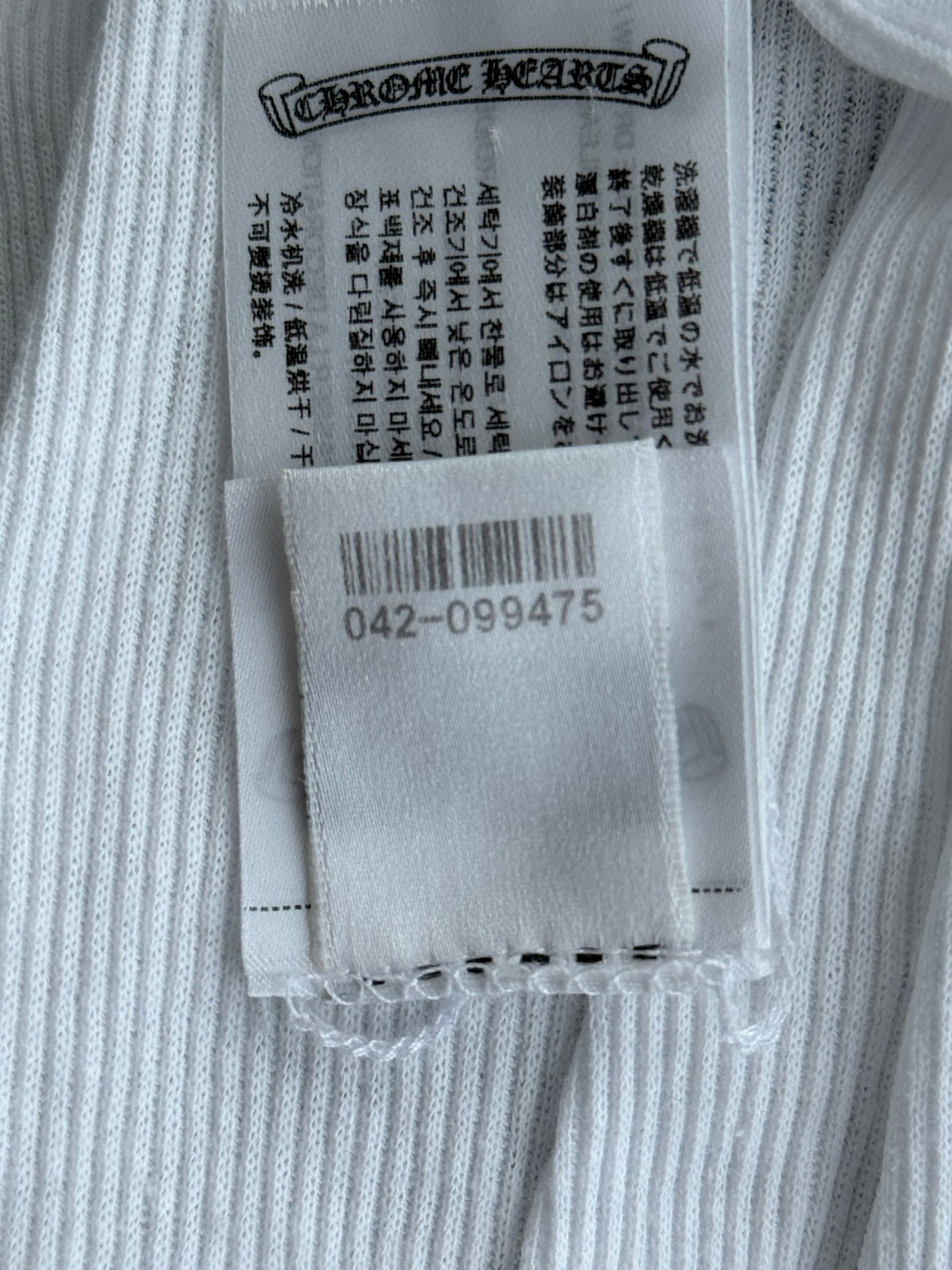 Chrome Hearts White & Pink T-Bar Logo Tank Top