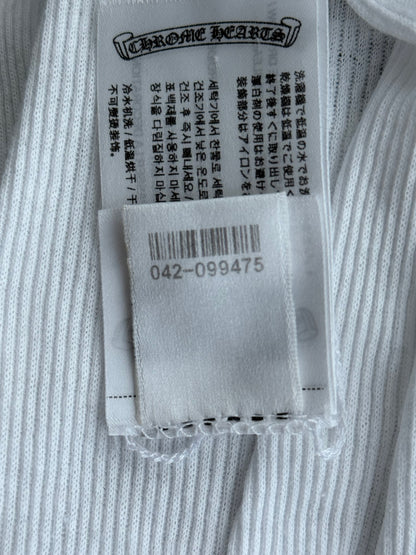 Chrome Hearts White & Pink T-Bar Logo Tank Top