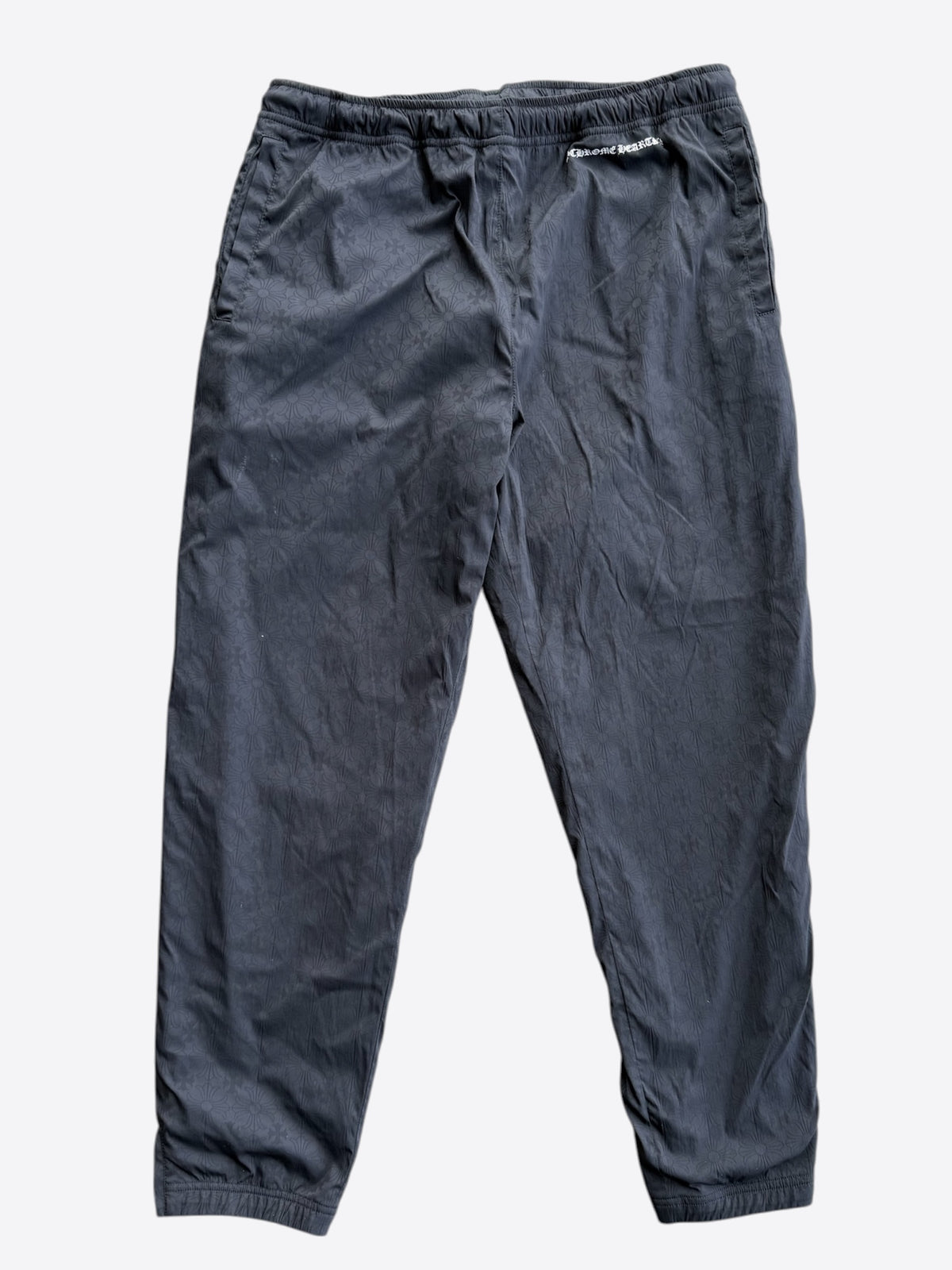 Chrome Hearts Black Cross Jacquard Track Pants