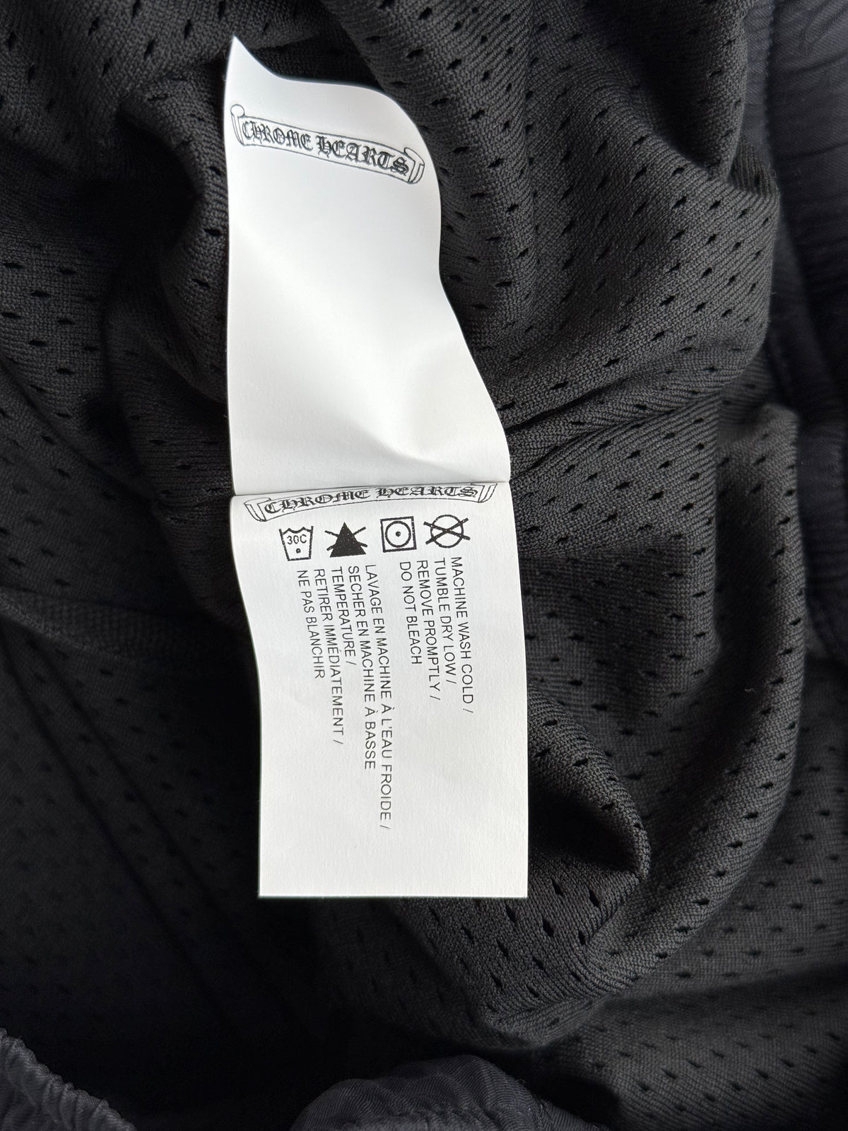 Chrome Hearts Black Cross Jacquard Track Pants