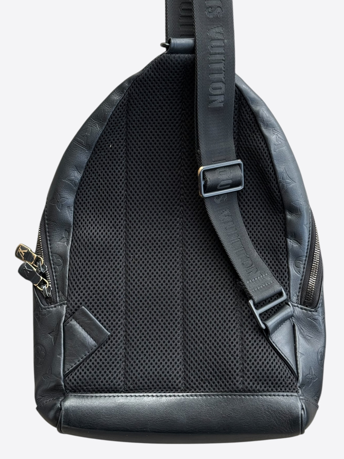 Louis Vuitton Black Shadow Monogram Racer Sling Bag
