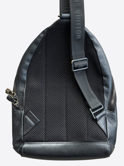 Louis Vuitton Black Shadow Monogram Racer Sling Bag