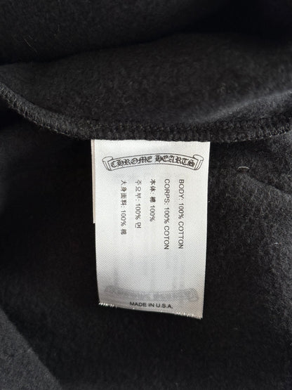 Chrome Hearts Black Deadly Doll Cross Patch Sweatpants