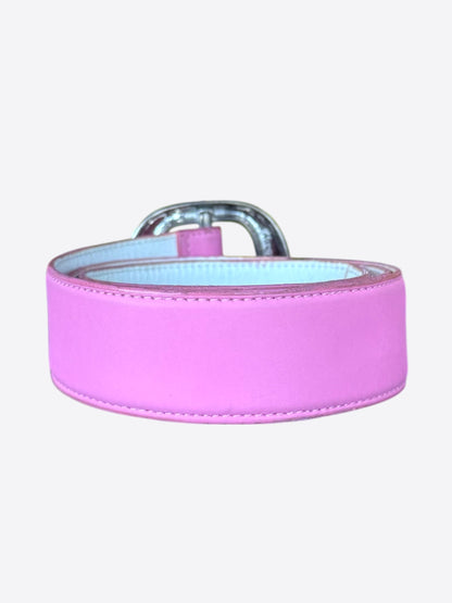 Chrome Hearts Pink & Silver Gunslinger Belt