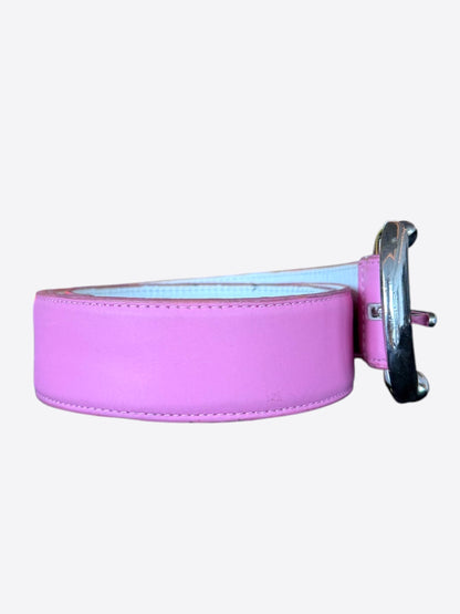 Chrome Hearts Pink & Silver Gunslinger Belt