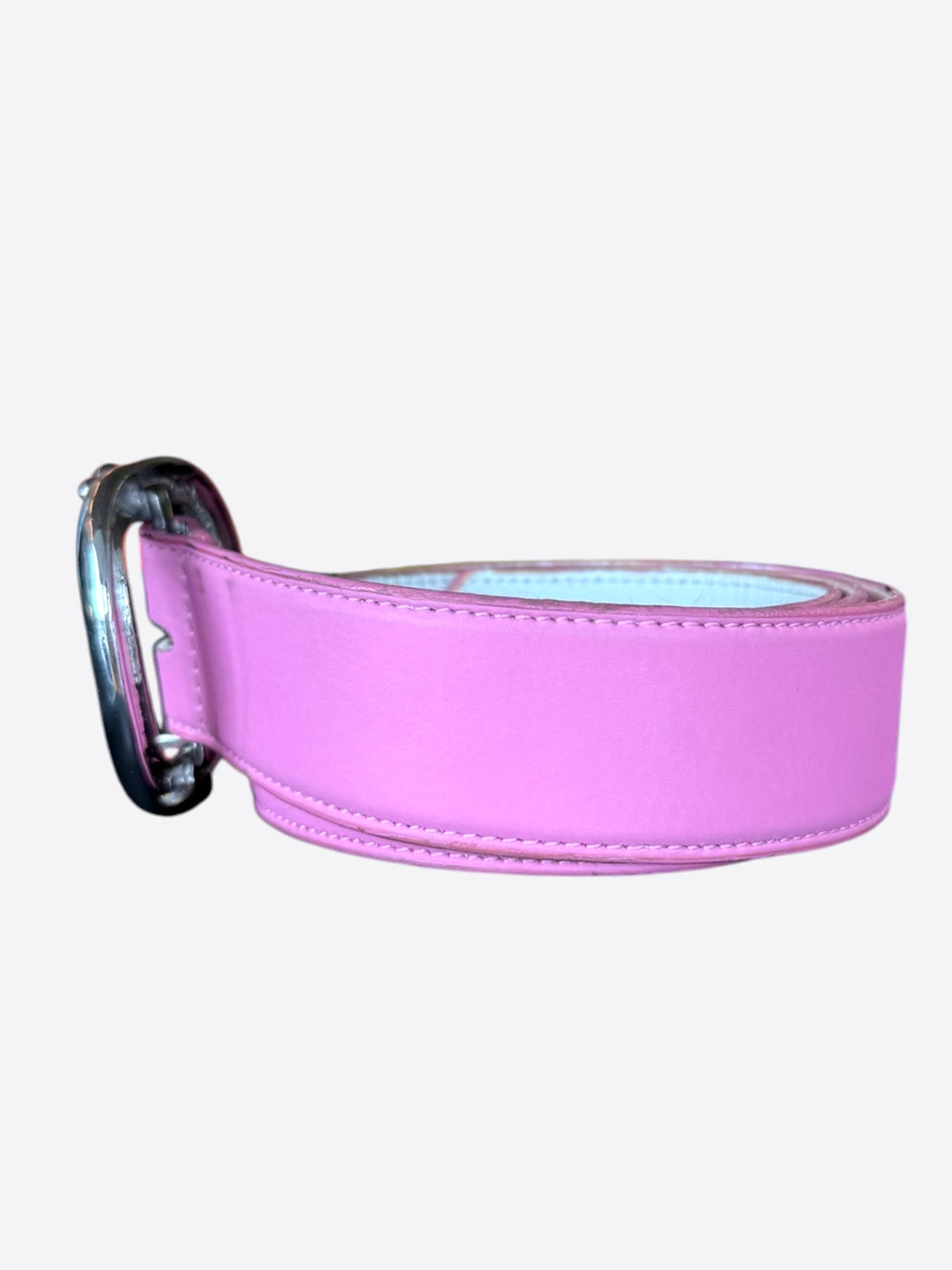 Chrome Hearts Pink & Silver Gunslinger Belt