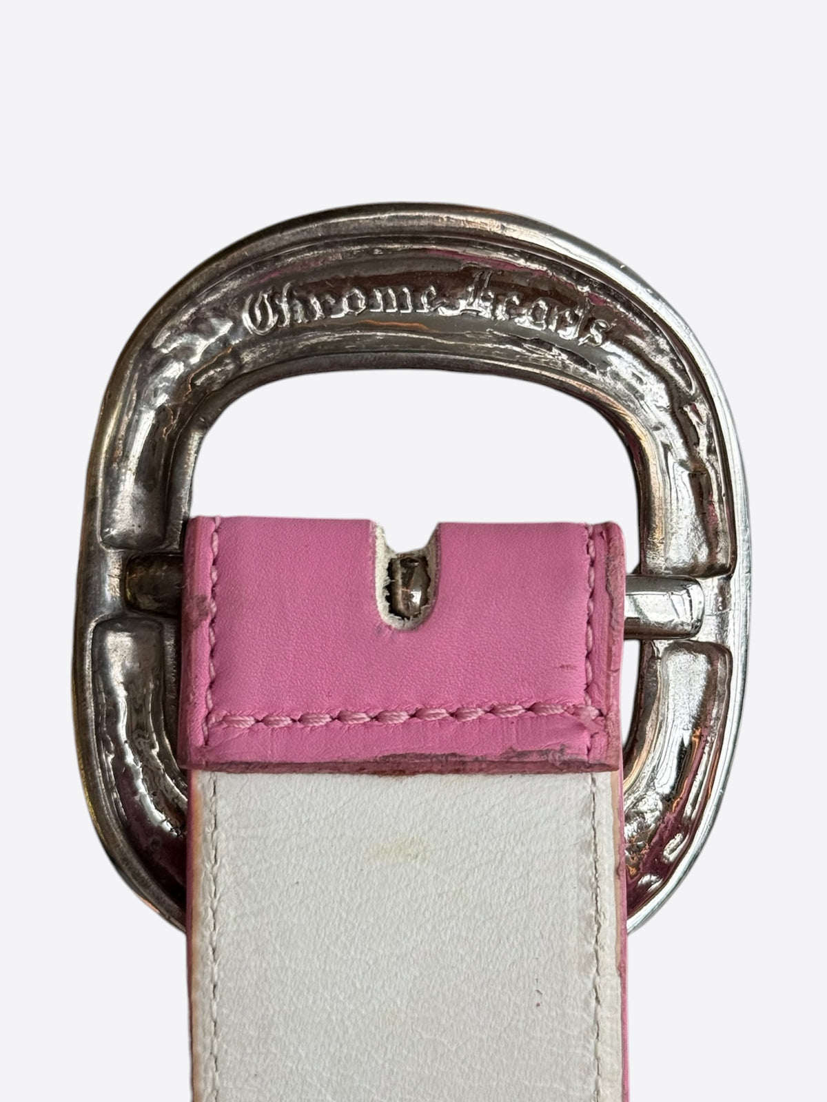 Chrome Hearts Pink & Silver Gunslinger Belt