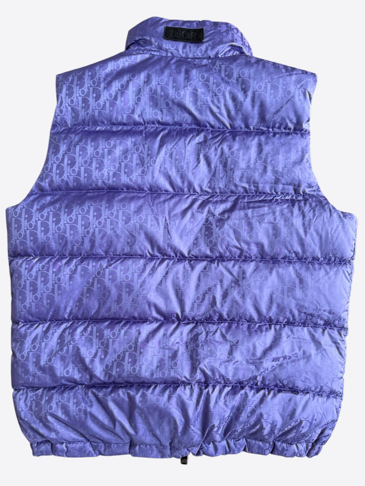 Dior Purple Oblique Puffer Vest