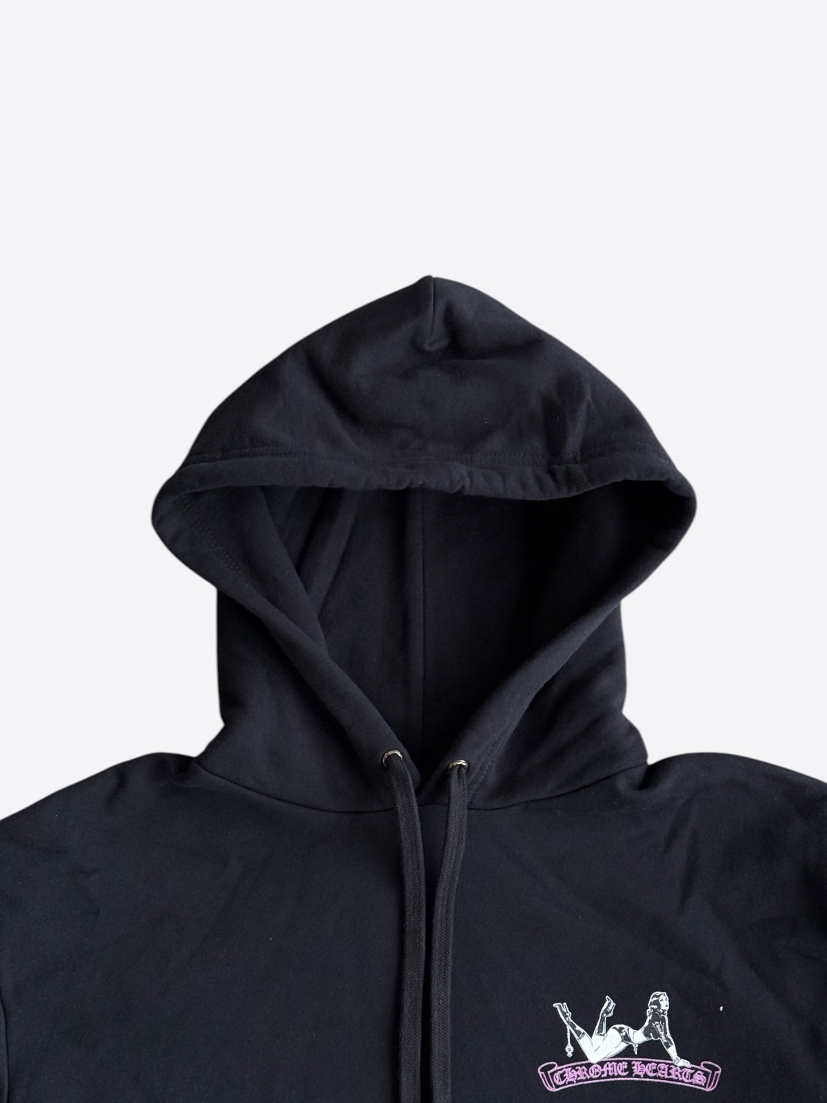 Chrome Hearts Black, White & Pink Deadly Doll Hoodie