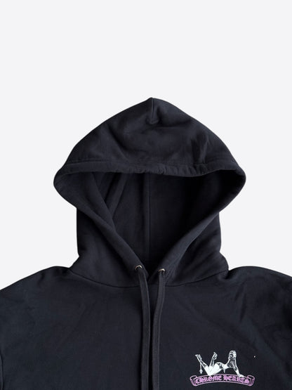 Chrome Hearts Black, White & Pink Deadly Doll Hoodie