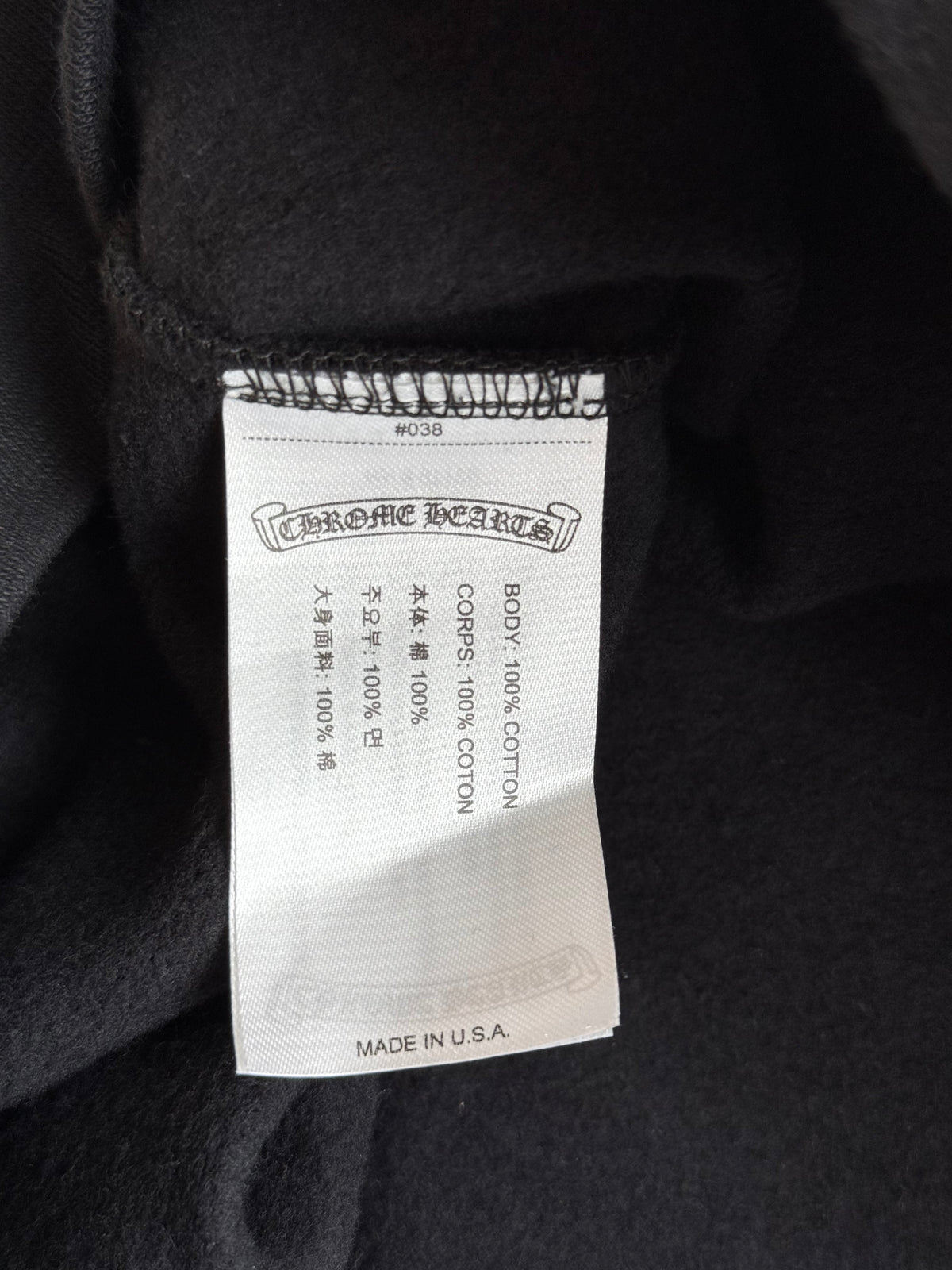 Chrome Hearts Black, White & Pink Deadly Doll Hoodie