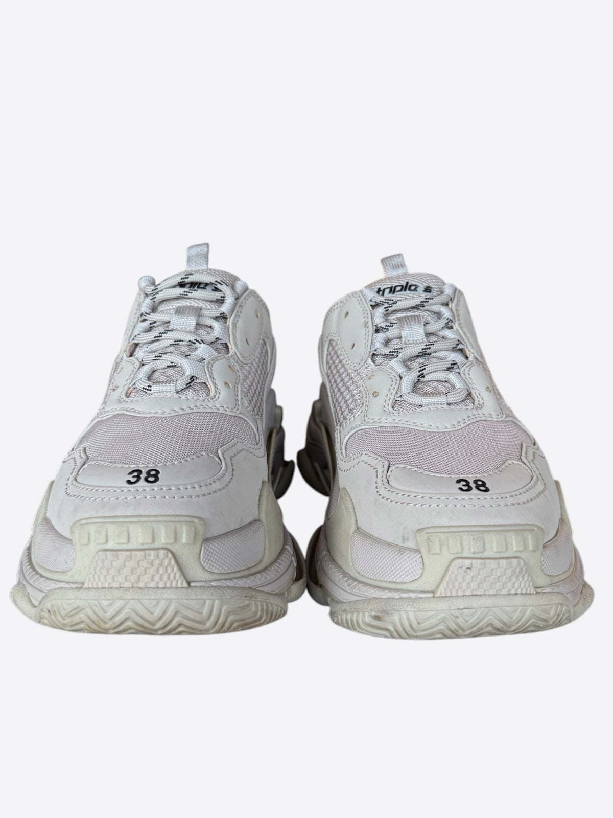 Balenciaga White Triple S Women's Sneakers