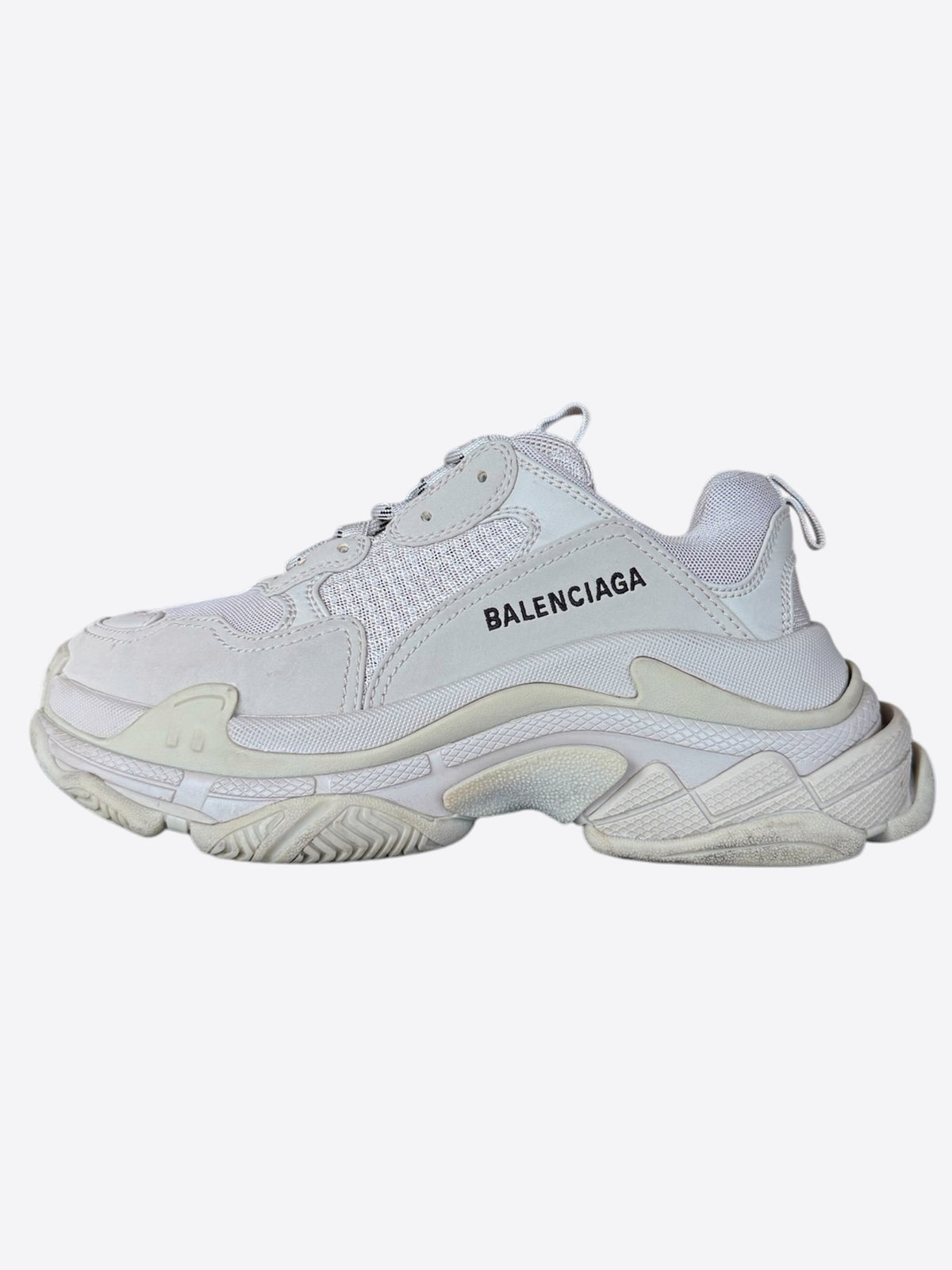 Balenciaga White Triple S Women's Sneakers