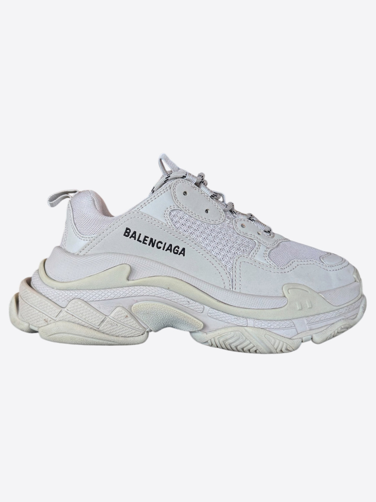 Balenciaga White Triple S Women's Sneakers
