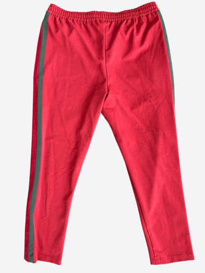 Gucci Red & Green Striped Track Pants