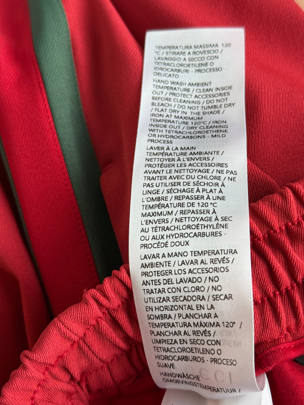 Gucci Red & Green Striped Track Pants