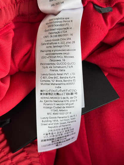 Gucci Red & Green Striped Track Pants