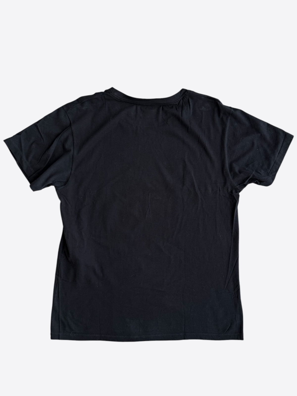 Gucci Black & Red Metal Logo T-Shirt