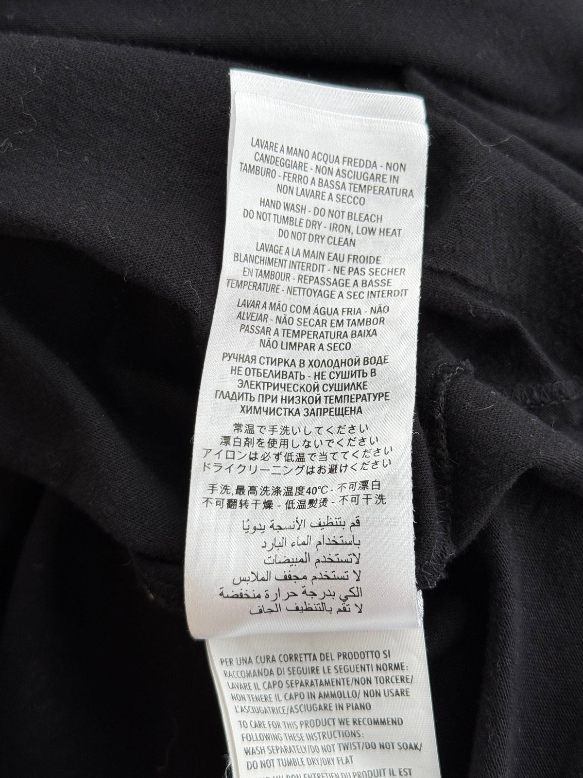 Gucci Black & Red Metal Logo T-Shirt