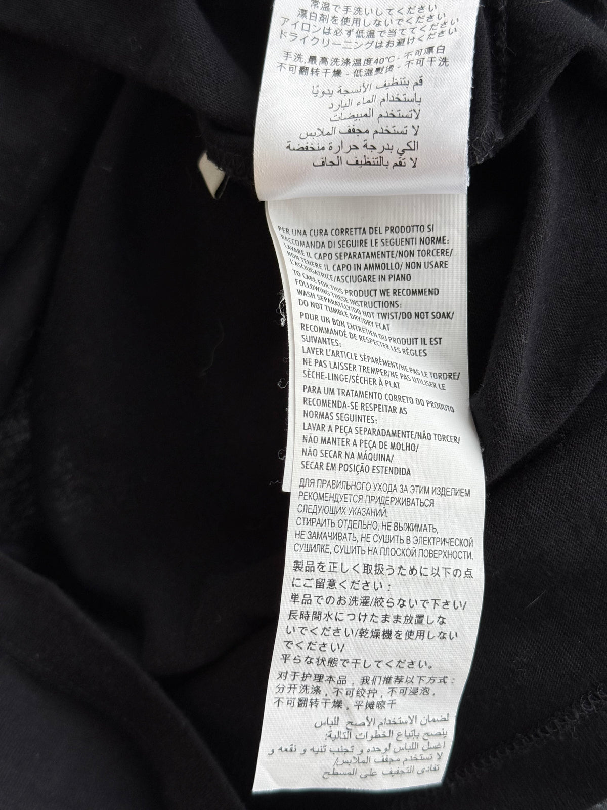 Gucci Black & Red Metal Logo T-Shirt