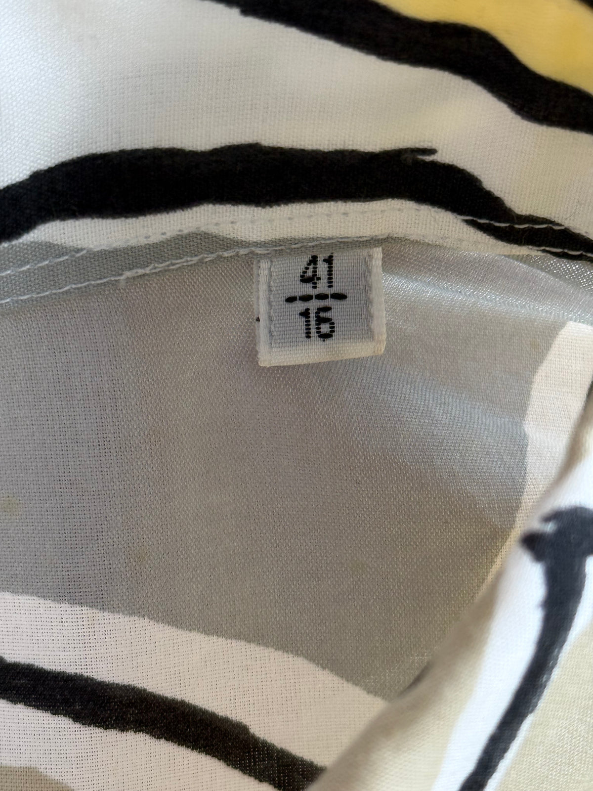 Hermes Grey & Yellow Horse Graphic Button Up Shirt