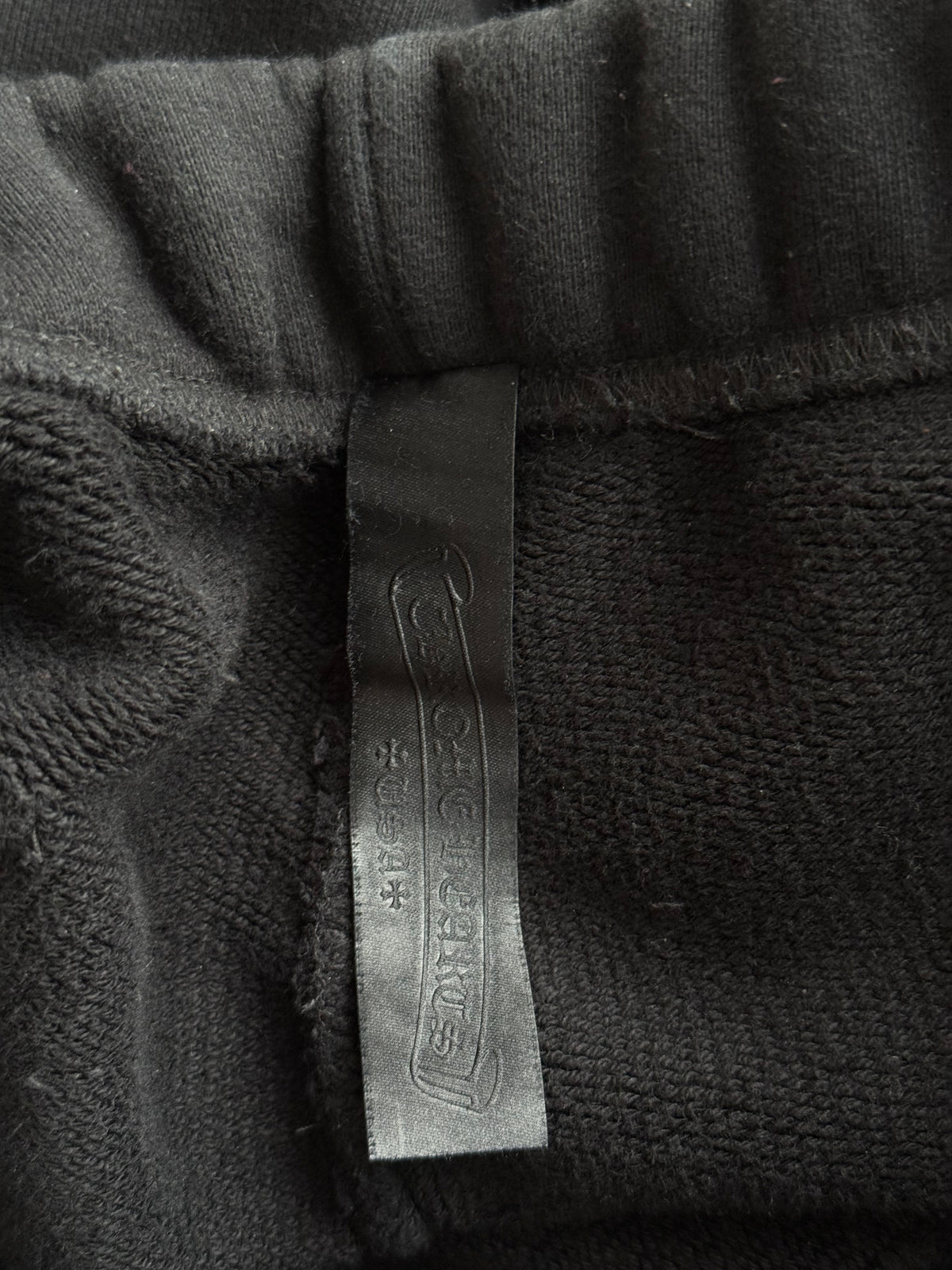 Chrome Hearts Black CH Logo Embroidered Sweatpants