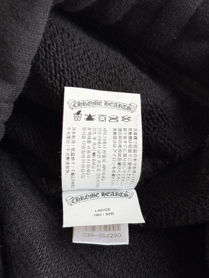 Chrome Hearts Black CH Logo Embroidered Sweatpants