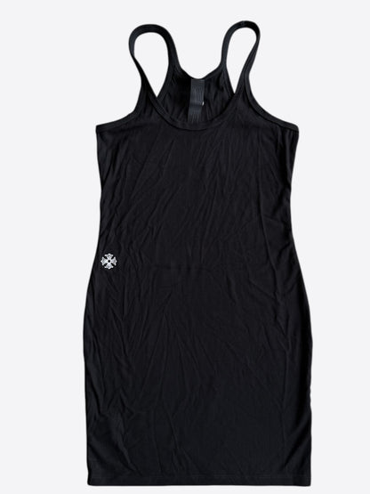 Chrome Hearts Black & White Embroidered Cross Logo Women's Tank Dress