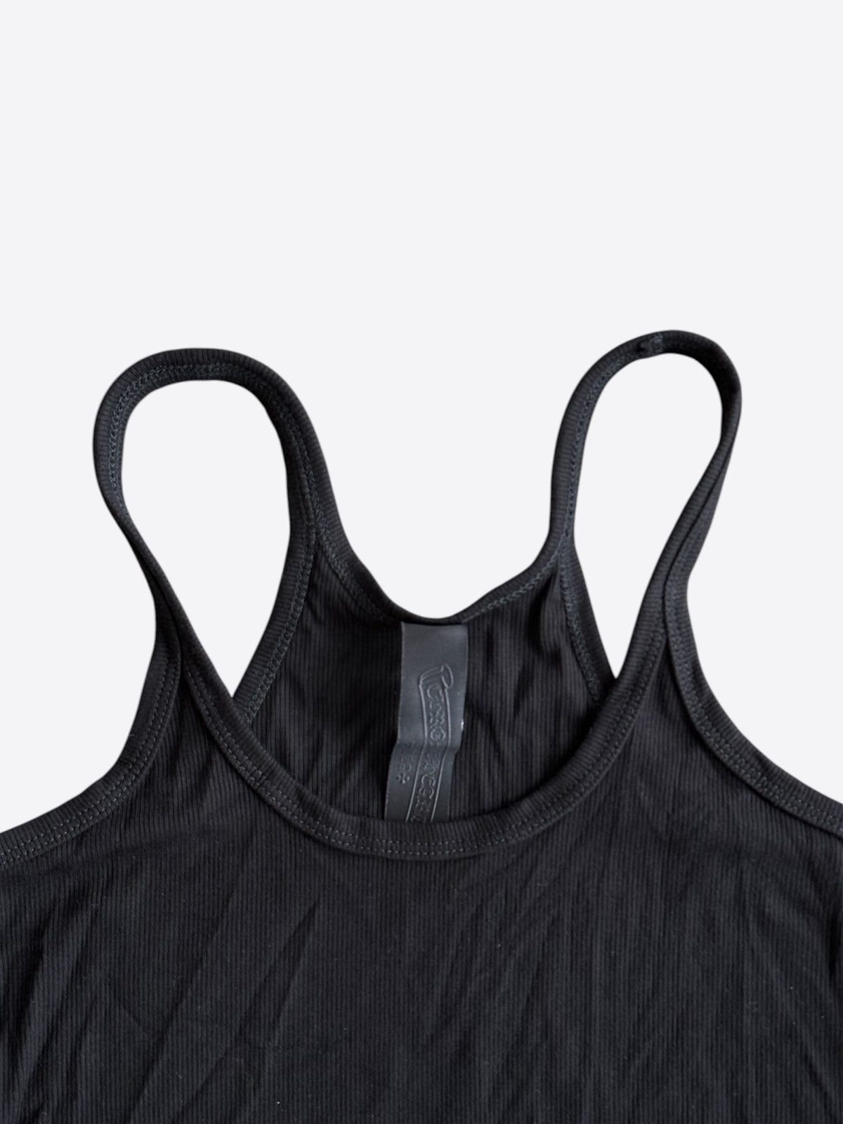 Chrome Hearts Black & White Embroidered Cross Logo Women's Tank Dress