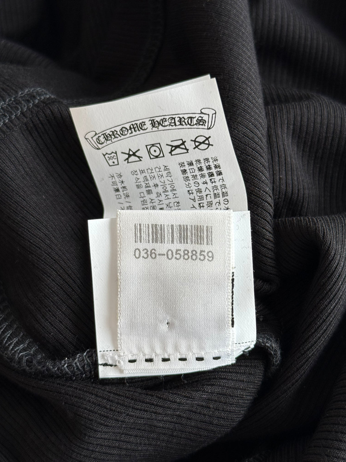 Chrome Hearts Black & White Embroidered Cross Logo Women's Tank Dress