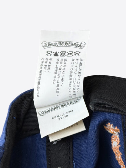 Chrome Hearts Blue & Orange CH Logo Hat