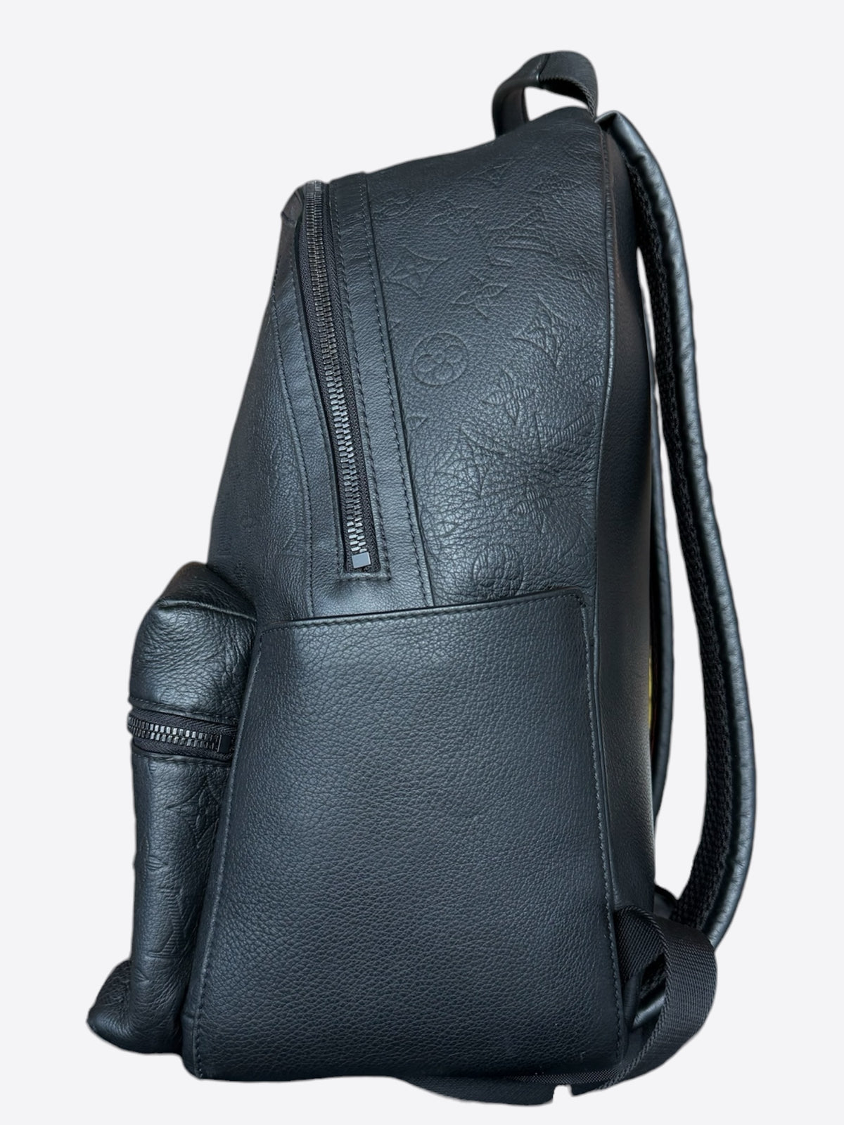 Louis Vuitton Black Shadow Monogram Discovery Backpack