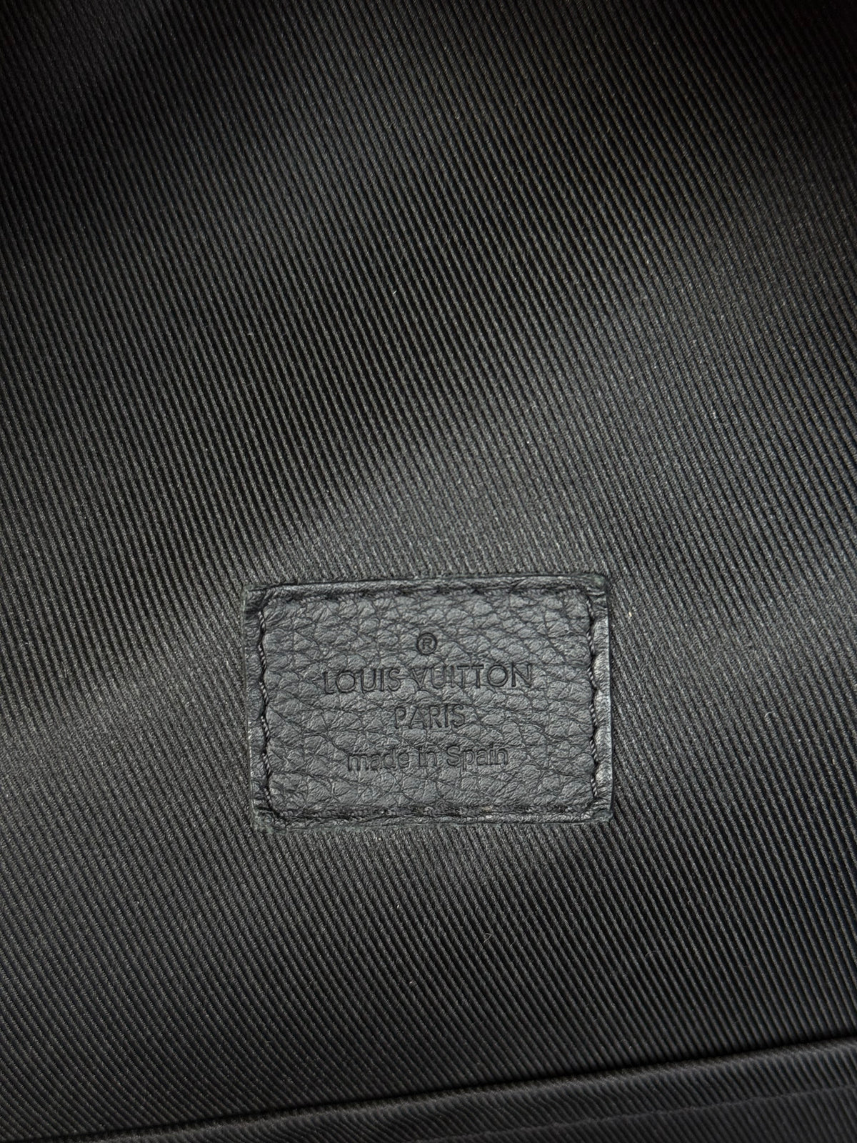 Louis Vuitton Black Shadow Monogram Discovery Backpack