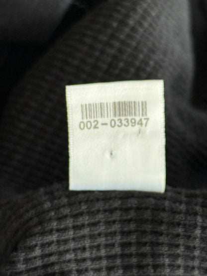 Chrome Hearts Black & White Horseshoe Cross Logo Thermal Zip Up Hoodie