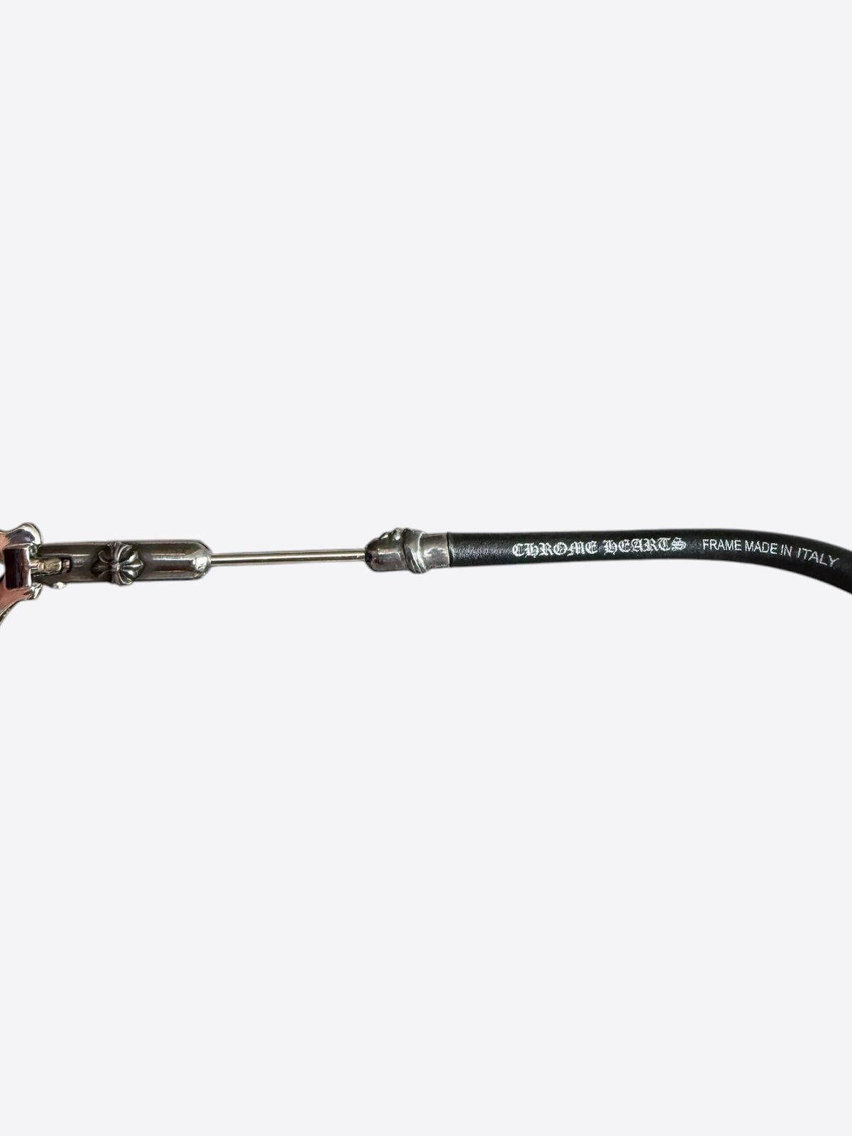 Chrome Hearts Black & Silver Buttflux Sunglasses