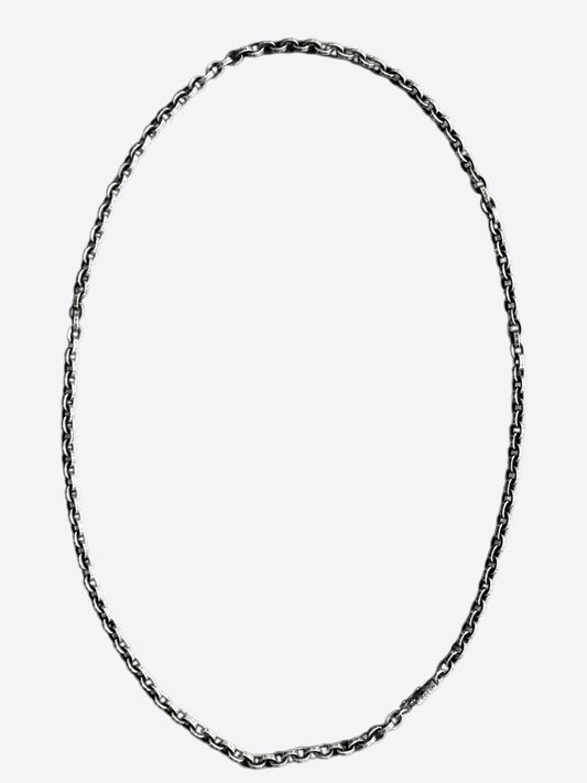 Chrome Hearts Silver Paper Chain Necklace