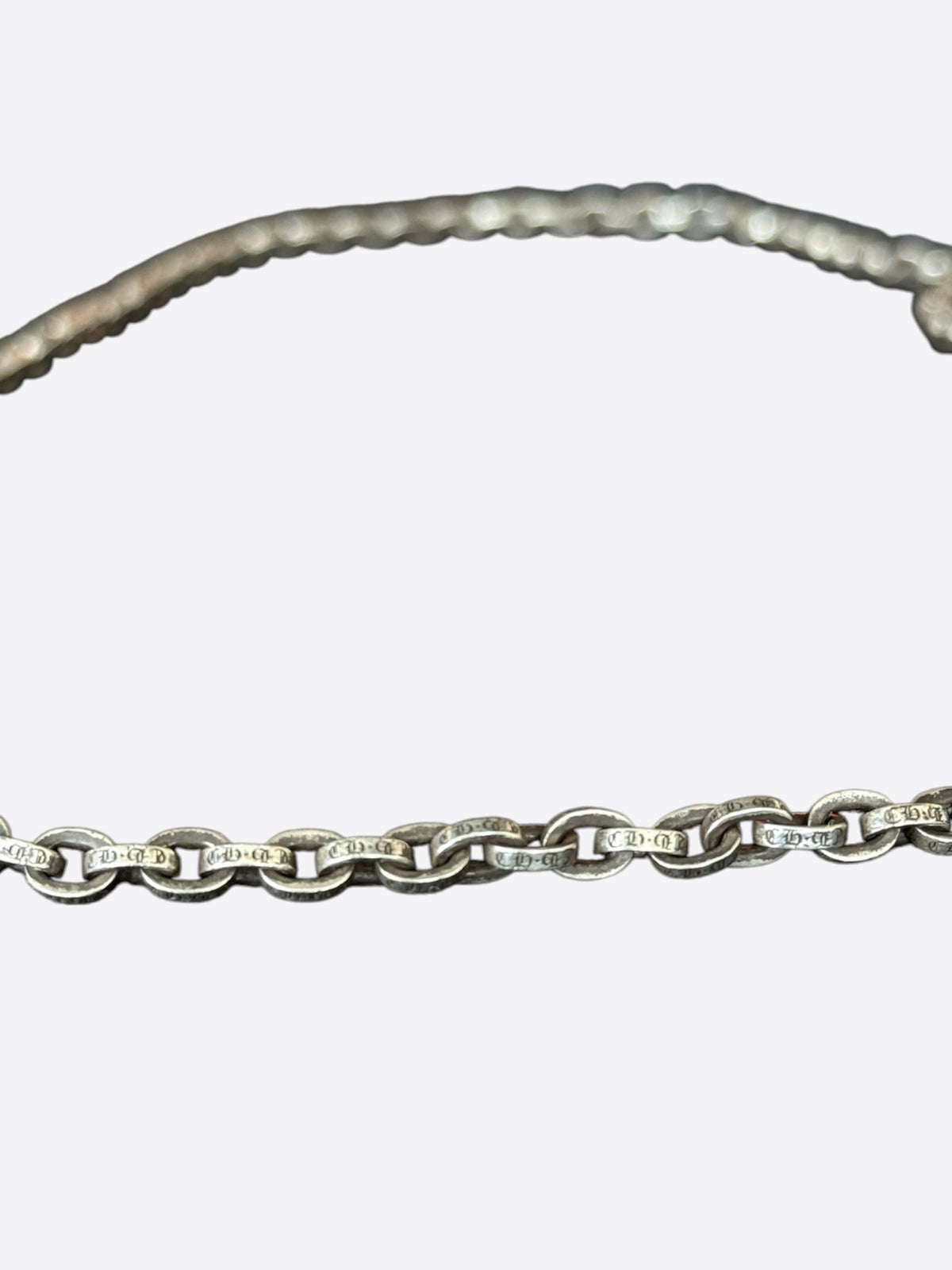 Chrome Hearts Silver Paper Chain Necklace