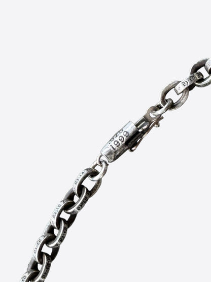 Chrome Hearts Silver Paper Chain Necklace