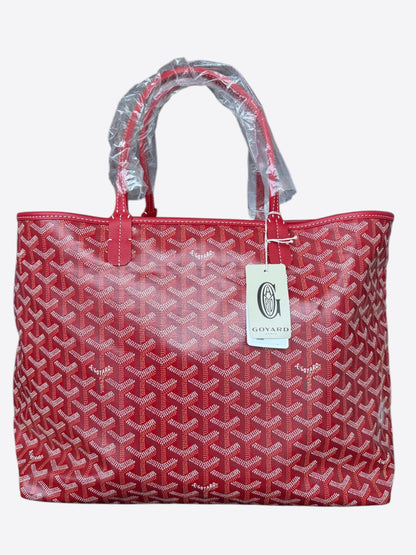 Goyard Red St. Louis Tote Bag PM
