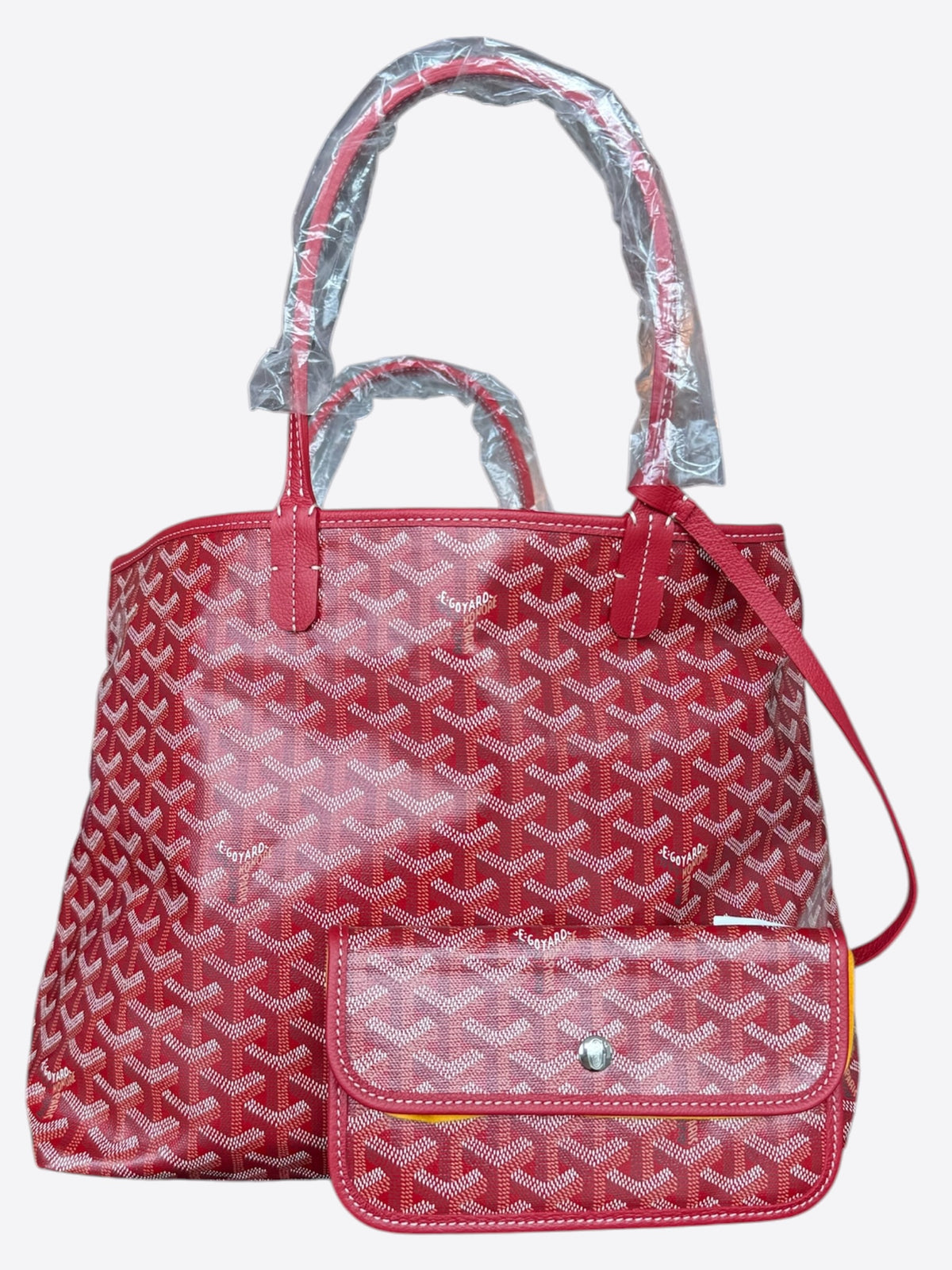 Goyard Red St. Louis Tote Bag PM