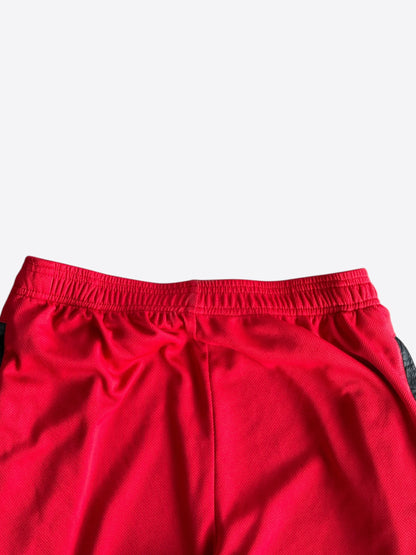 Chrome Hearts Red & White Snap Button Tearaway Track Pants