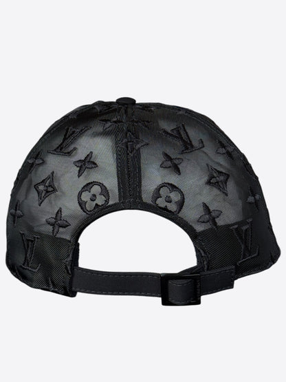 Louis Vuitton Tyler The Creator Black & White Embroidered Logo Hat