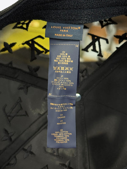 Louis Vuitton Tyler The Creator Black & White Embroidered Logo Hat