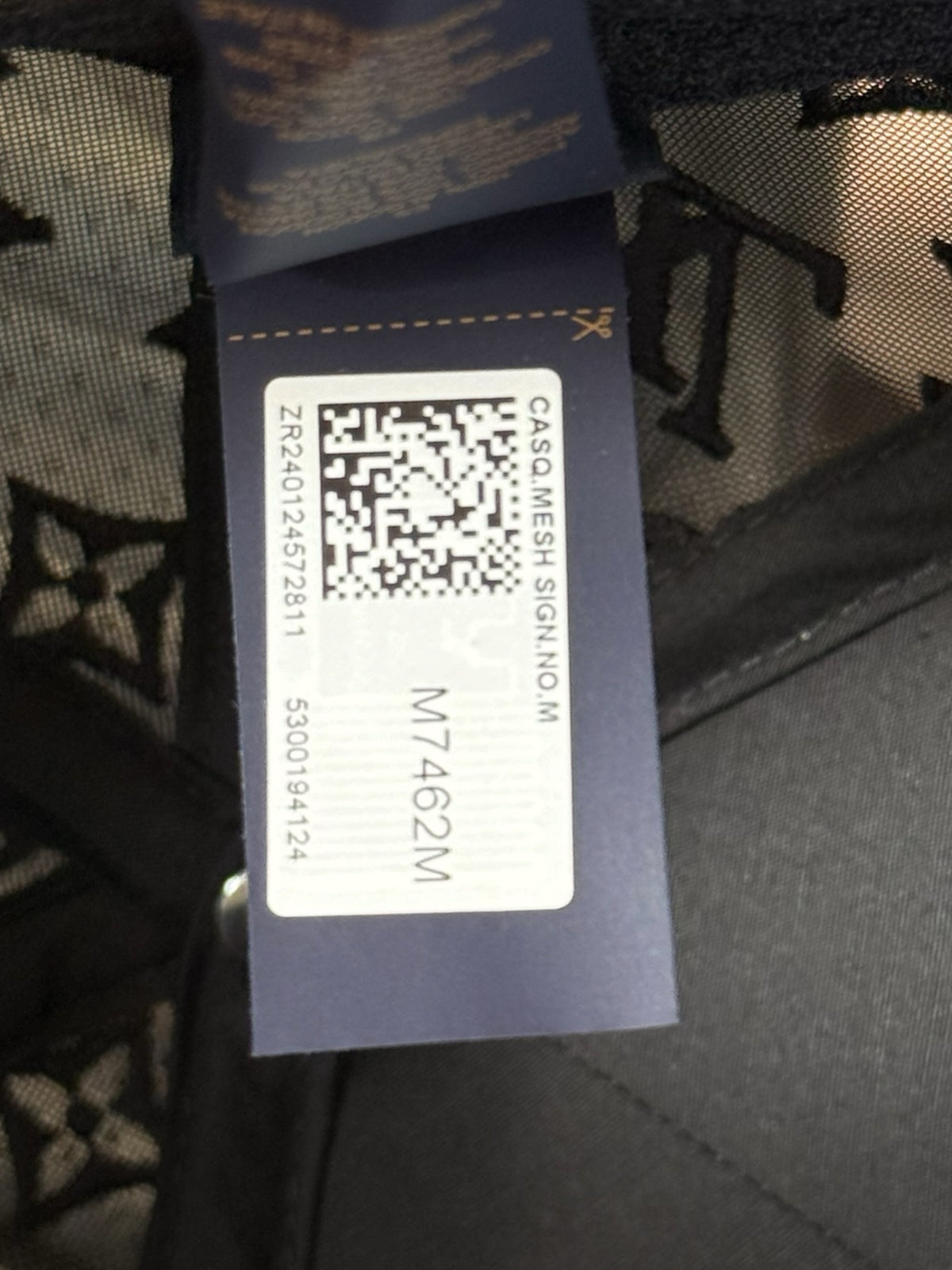 Louis Vuitton Tyler The Creator Black & White Embroidered Logo Hat