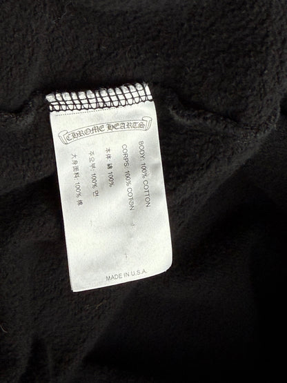 Chrome Hearts Black, White & Pink Deadly Doll Zip Up Hoodie