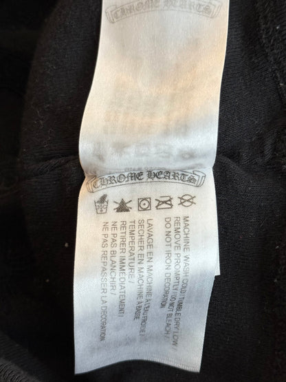 Chrome Hearts Black Embroidered Logo Beanie
