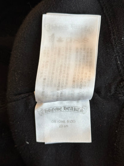 Chrome Hearts Black Embroidered Logo Beanie