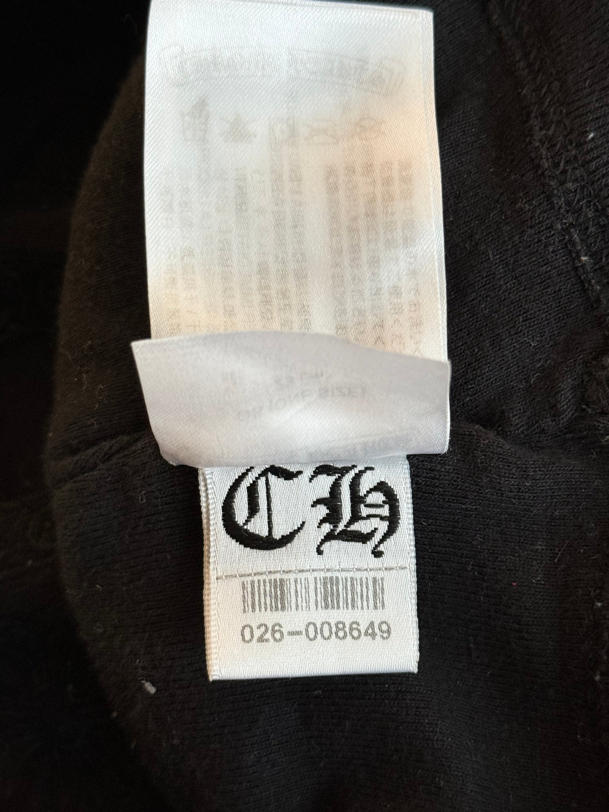 Chrome Hearts Black Embroidered Logo Beanie